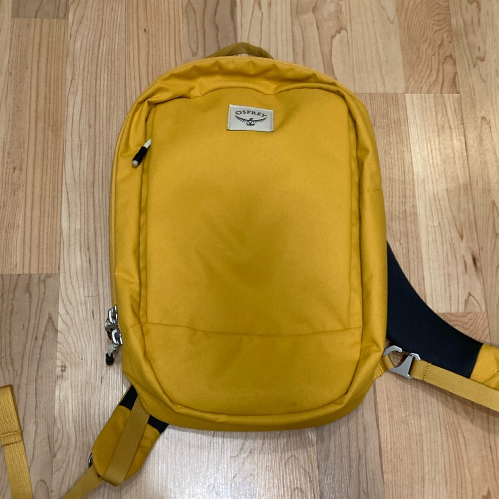 NWOT Osprey yellow backpack